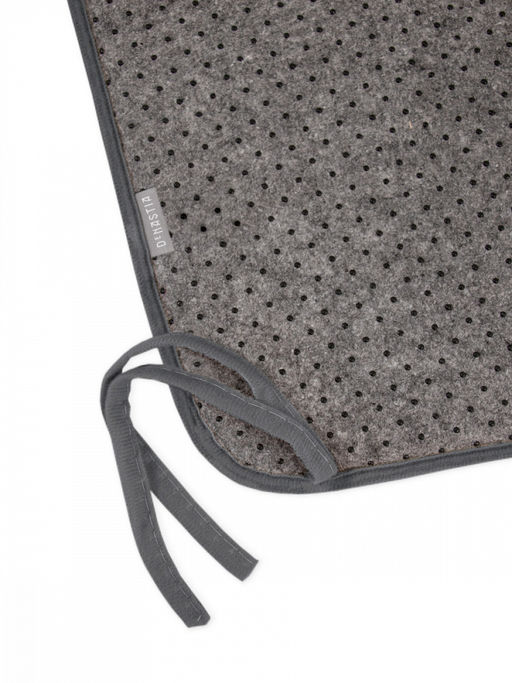 Подушка на стул 40x35x38 графит фланель