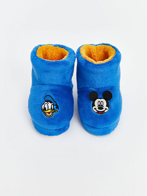 Mickey Mouse Bask?l? Pel?? Erkek ?ocuk Ev Botu