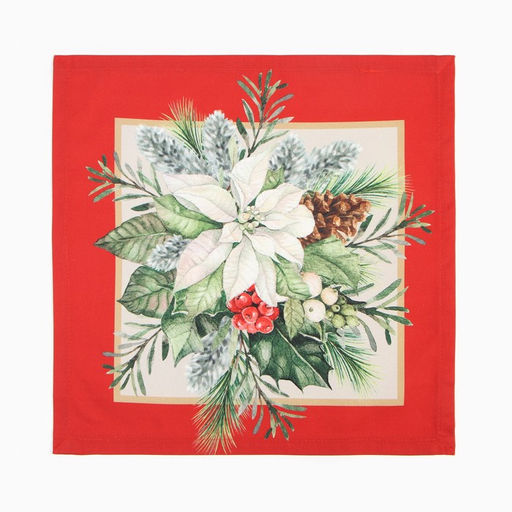 Набор новогодний «Этель. Рождественский венок»: скатерть 110×150 см, с ВГМО, салфетки 40×40 см, 4 шт.