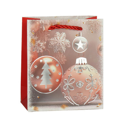 Пакет подарочный 12х14х6 Новый год / 421 /уп 12/1800/ микс - Галеонтрейд фото 5
