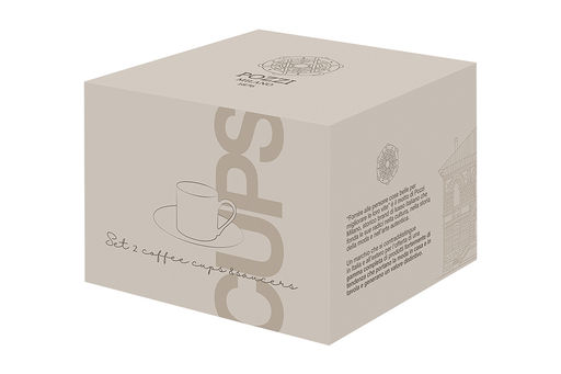 Набор чашек с блюдцами Charles, 0,08 л, 2 шт - Anna lafarg фото 3