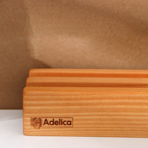 Набор деревянных разделочных досок на подставке Adelica, 2 шт.: 38×18, 28×18 см, пропитаны минеральным маслом, берёза