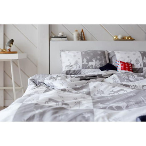 Постельное белье LoveLife 1,5сп New year forest 143*215см,150*225см,50*70см-2шт фото 15