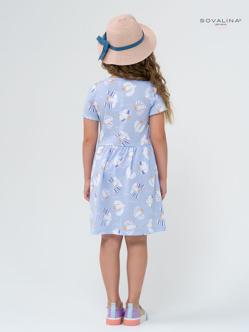 Платье Лето чайки на голубом ВБ - Sovalina фото 14
