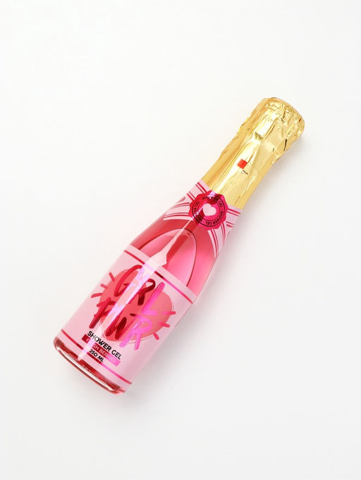 Подарочный набор GRL PWR, гель для душа шампанское 250 мл и бомбочка для ванны, Чистое счастье  фото 3