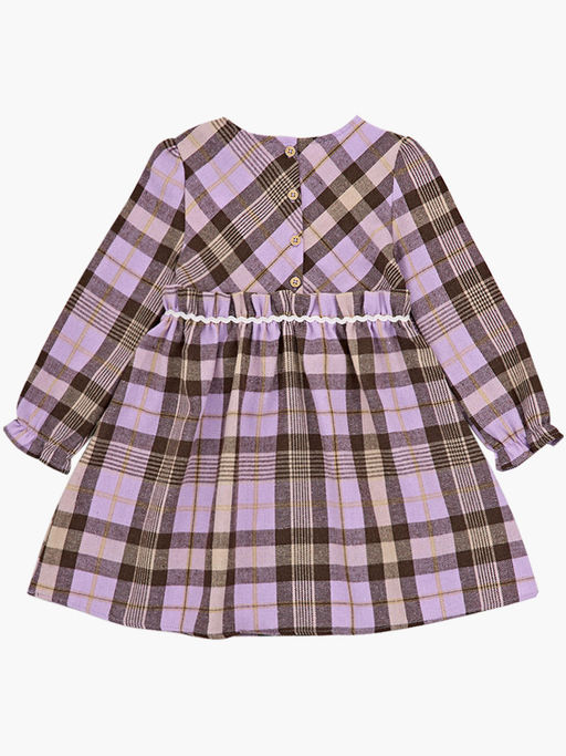 Платье для девочки нарядное UD 7351 бирюз клетка - Mini maxi фото 8