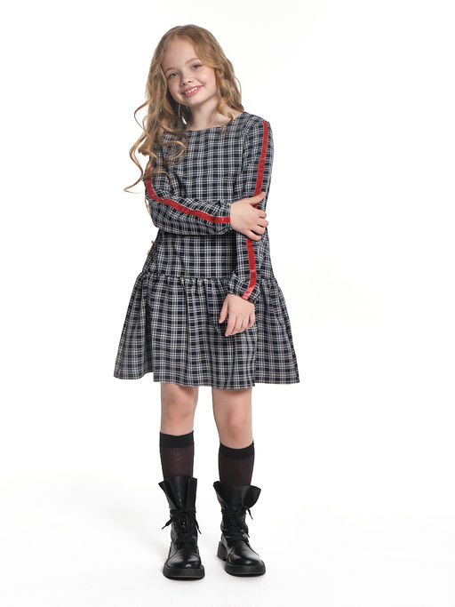 Платье в клетку UD 7811 син.клетка - Mini maxi фото 2