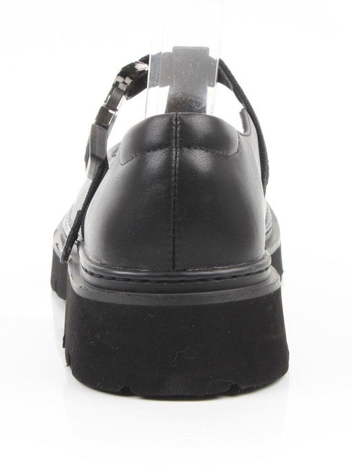 06-DLG06-1 BLACK Туфли женские (натуральная кожа)