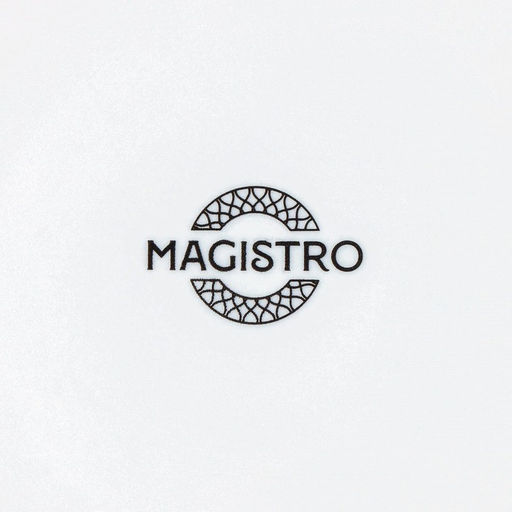 Десертная тарелка Magistro Argos, d=18 см, фарфор, белая