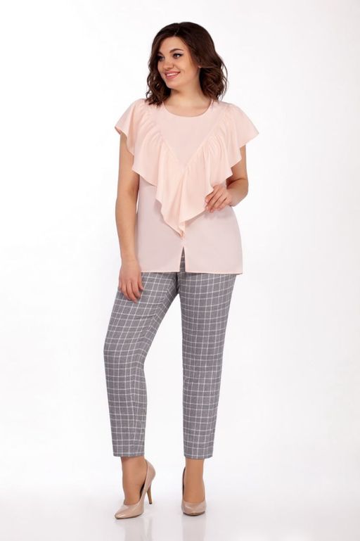 Блуза LaKona 11366 пудра  фото 2