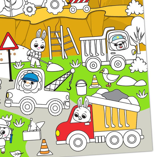 Многоразовая раскраска Наша стройка - Буква-ленд фото 3