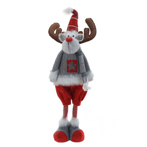 Игрушка набивная "Олень", L28 W15 H72/64 см, 2в.