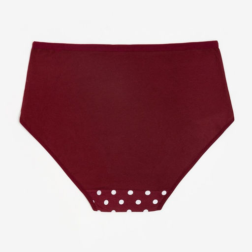Цена за 2 шт. Трусы женские слипы, цвет бордовый, размер 54-56