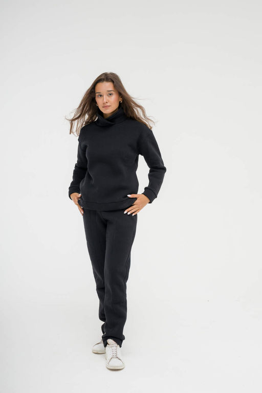 213/209 Костюм утепленный, черный - Knitka wear фото 2