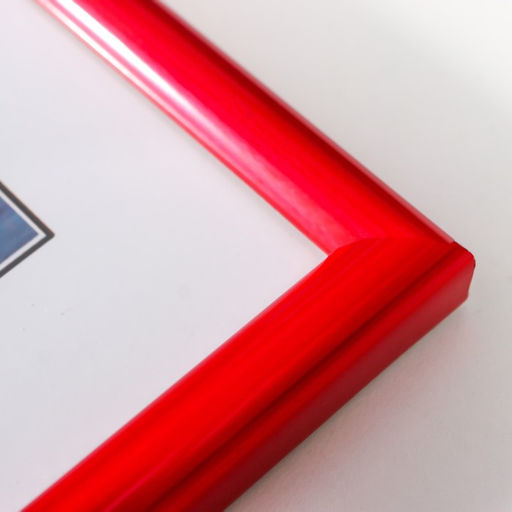 Фоторамка для фото 15×21 см «Радуга», пластик, красный, (стекло)