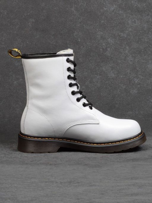 04-10072004 WHITE Ботинки зимние женские (натуральная кожа, натуральный мех) - Фабричный китай фото 11