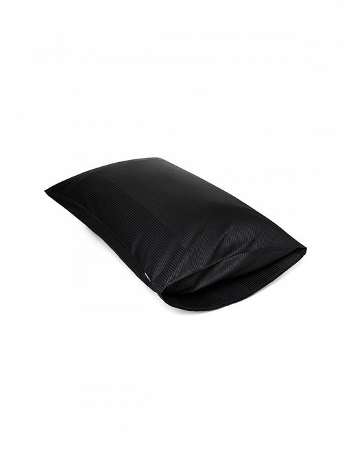 Наволочки сатин-страйп 50x70 (2шт) черный сатин