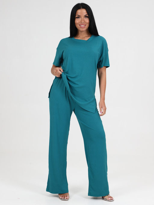 423 ПИЖАМА ЖЕНСКАЯ (брюки) (Бирюза) - А-дина фото 3