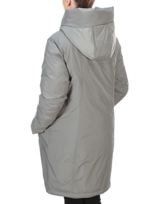 21-975 GREY Пальто зимнее женское AIKESDFRS (200 гр. холлофайбера) - Fashion фото 4