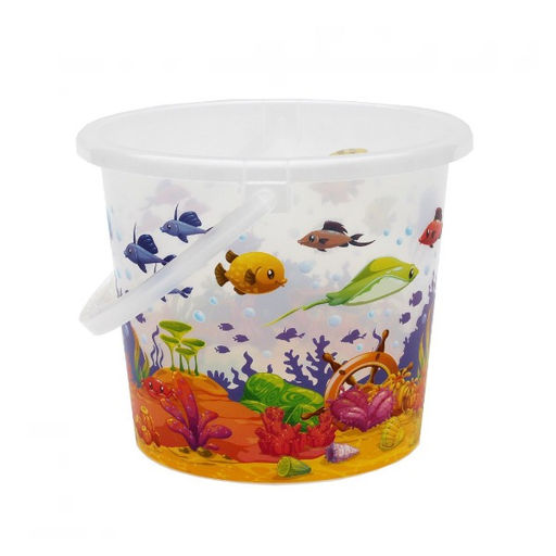 Ведро 5л пластиковое, арт. ВР-7813,7814,7818, 7823, 7824, 7825, 7826, 7827 - Полимербыт фото 5