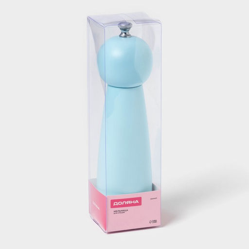 Мельница для специй Доляна Облако, 22 см, цвет голубой фото 10