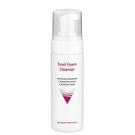 ARAVIA Professional Пенка для умывания с муцином улитки и зелёным чаем Snail Foam,160 мл/16 НОВИНКА