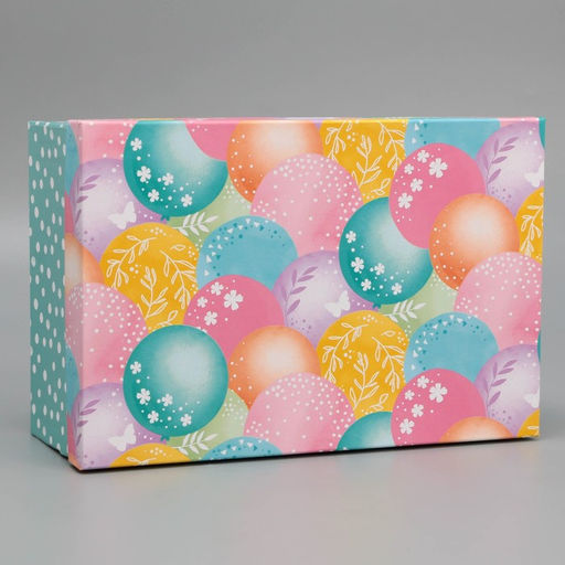 Коробка подарочная, упаковка, «С днем рождения», 28 х 18.5 х 11.5 см