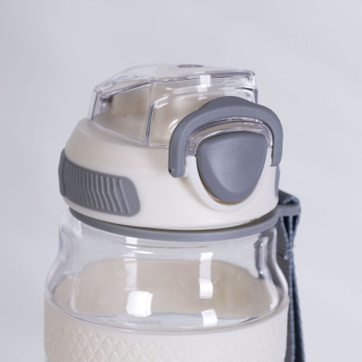 Бутылка для воды спортивная Woohooo H2O цвет White + Gray 850 ml - Галеонтрейд фото 6