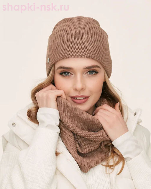 LL 36 PL 36 Комплект женский (колпак+снуд) (56-58)