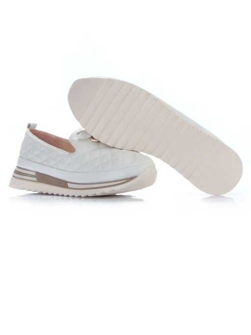 03-5016-5 LT. BEIGE Полуботинки женские (натуральная кожа)