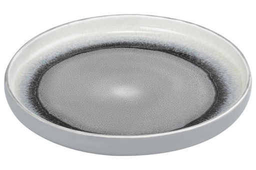 Тарелка 18,5*18,5*2,3 см Серый меланж с бортиком, NEW BONE CHINA - Elan gallery фото 4