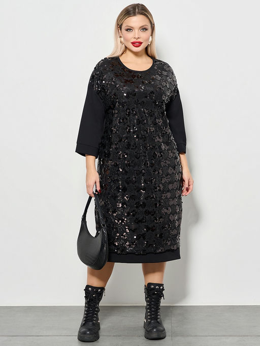 Платье 0125-8а чёрный кристалл - Aquarell фото 36