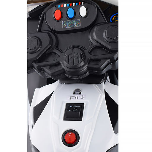 Детский электромотоцикл ROCKET "Байк",1 мотор 20 ВТ, белый