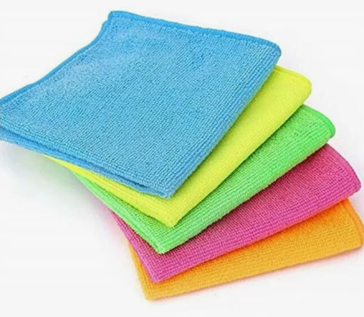 Салфетка из микрофибры 30*30см 220гр/м2 Ассорти (5шт)