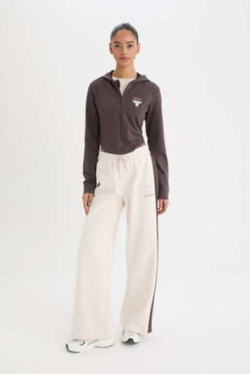 DeFactoFit NBA Chicago Bulls Wide Leg Genis Paca Standart Boy Esofman Alt?