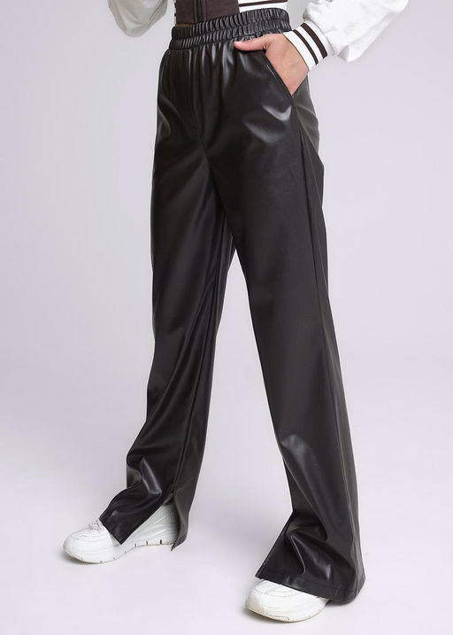 Брюки дев. т.корич 732941/67тки - Clever wear фото 2