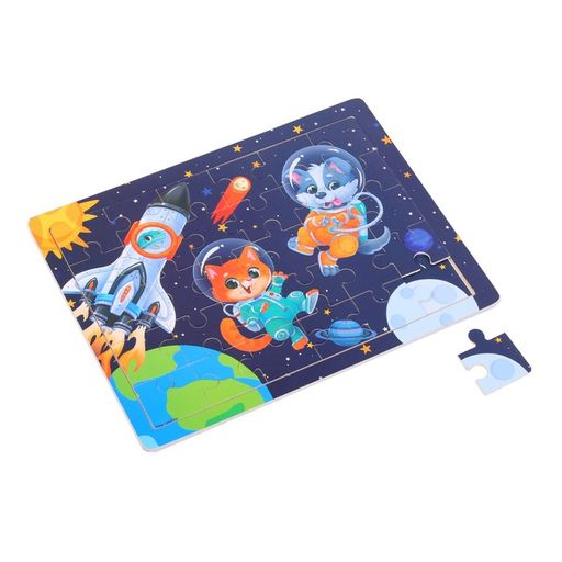 Пазл большой Космос, 30 элементов - Лесная мастерская фото 7