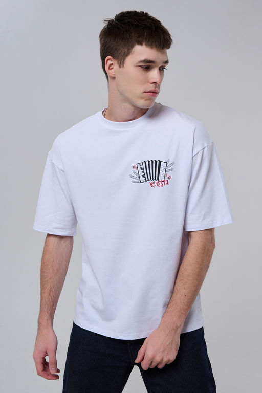 8579 футболка оверсайз мужская