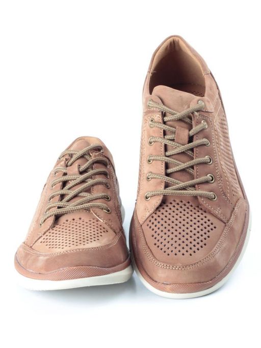 02-K698A-6 BROWN Полуботинки мужские (натуральная кожа,нубук) - Фабричный китай фото 13