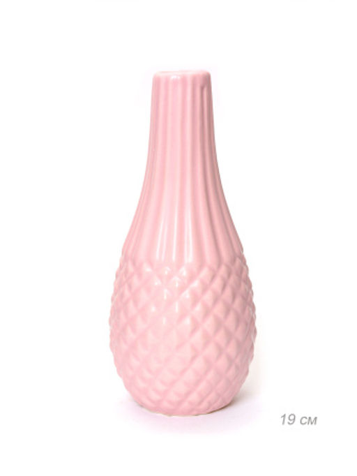 Ваза 19 см / BK1711 /уп 48/микс 3 цвета - Галеонтрейд фото 3