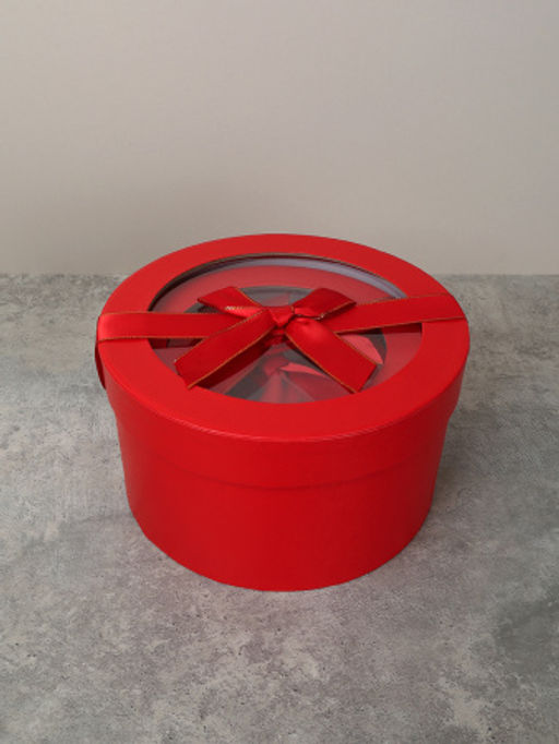 Коробка подарочная 3 штуки 20х20х11 см / 3431-1 /уп 30/красная - ГалеонТрейд фото 3