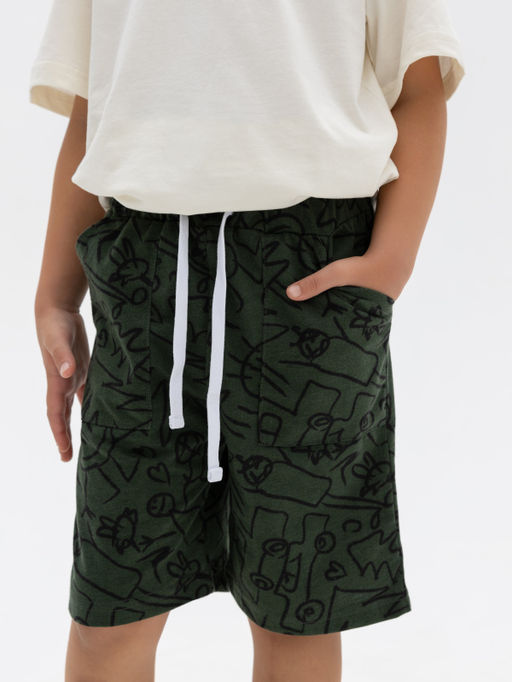 CHILLEASY 240008С-36 Шорты для мальчика, Хаки