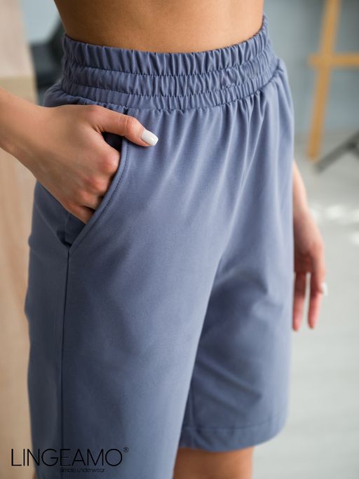 Удлиненные трикотажные женские шорты Lingeamo КБ-19 (84)  фото 6