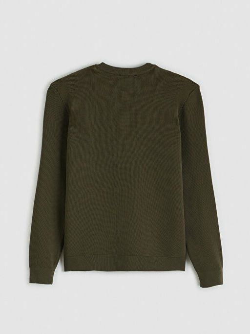 Bisiklet Yaka Erkek Triko Kazak