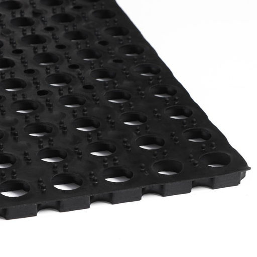 Коврик ячеистый грязесборный, 80×120×1.6 см, чёрный