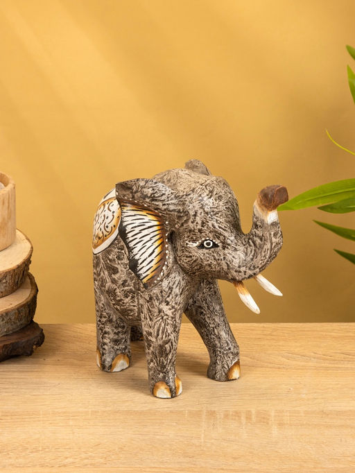 Набор сувенирный «Слоны», 25 см, 20 см, 15 см, дерево, серый