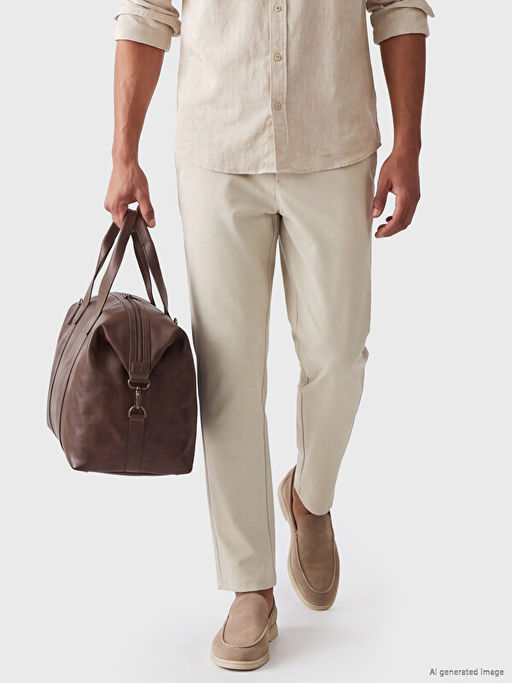 Regular Fit Erkek Kuma? Pantolon