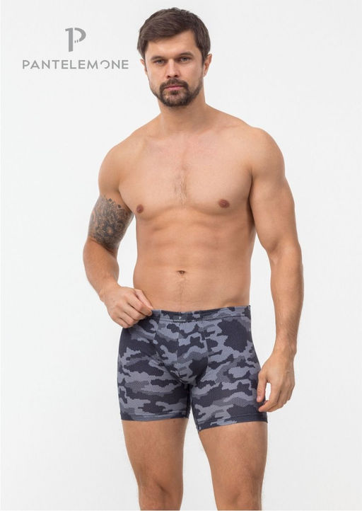 Трусы шорты удлиненные мужские Камуфляж PMHL-1532
