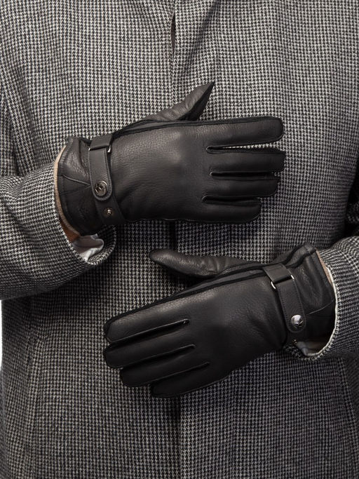 Перчатки мужские 100% ш HS200-B d.blue - Eleganzza фото 5