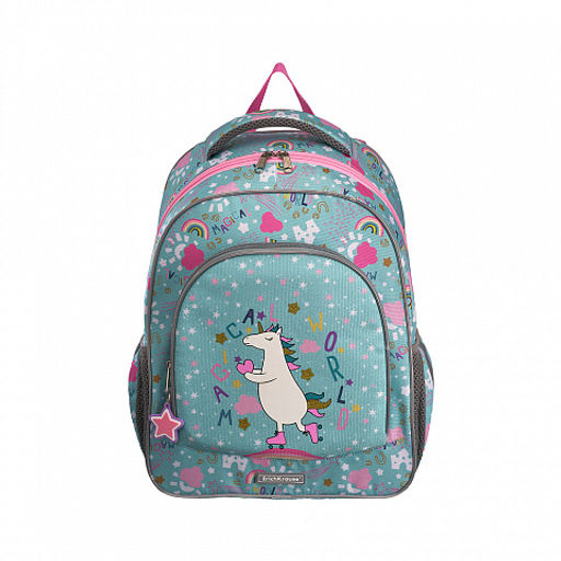АКЦИЯ Цена за 1 шт. Ученический рюкзак ErichKrause ErgoLine® 15L Rainbow Skate  фото 2